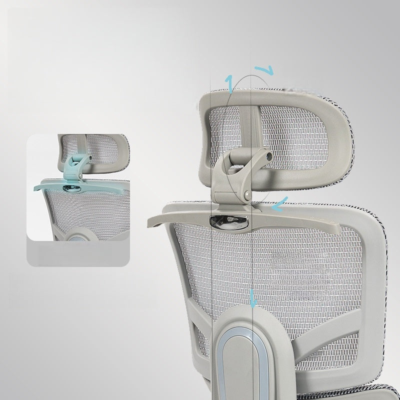 Ergonomic Mesh Reclining Office Chair with DuPont Net Seat